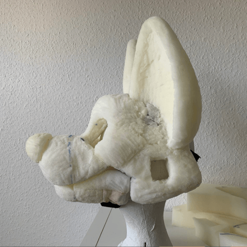 Foambase of the suit head